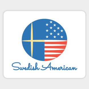 Swedish American Sticker